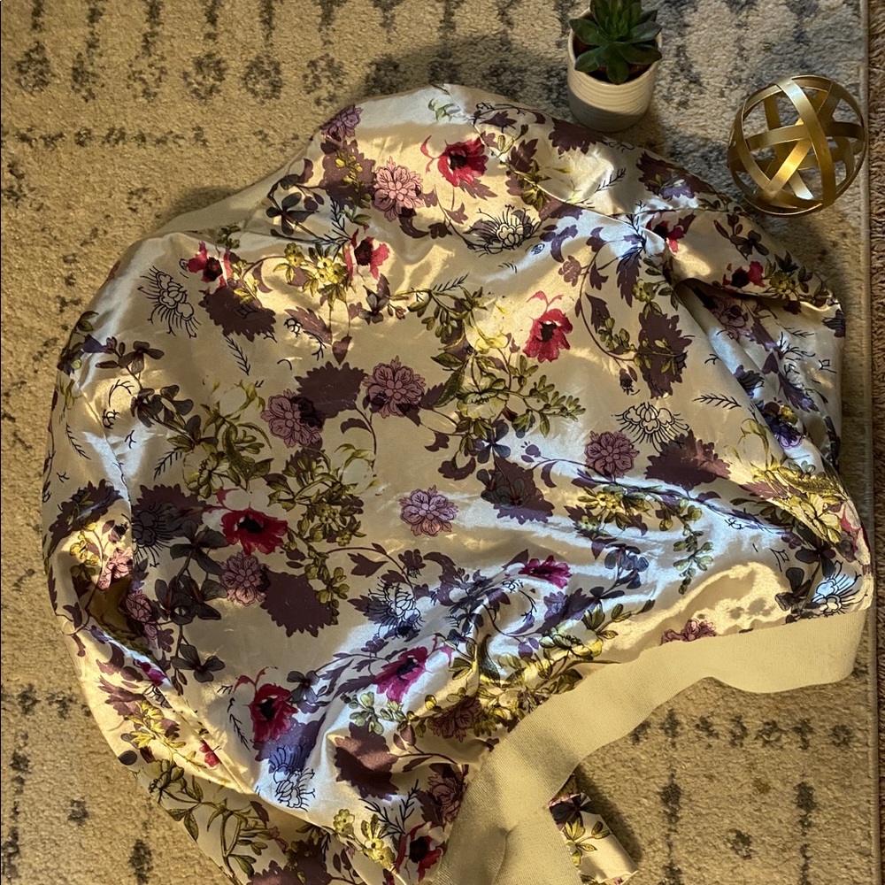 Floral Bomber Jacket